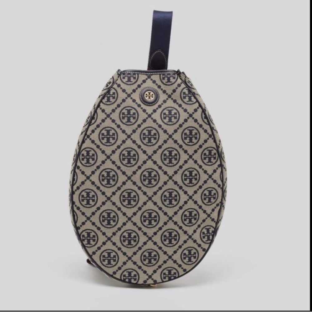 Tory Burch T Monogram Jacquard tennis bag